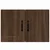 Ormar za Zid PORTO 2 pcs Smeđi hrast 60 x 31 x 40 cm