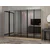 Hanah Home ormar sa reflektujućim staklom Nisa 20650, 270 cm, dore