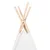 Teepee šator Bijelo 120 x 120 x 150 cm Tkanina i plastika