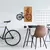 WALLXPERT Dekorativni drveni zidni dodatak Historical Floral Bike M 377