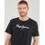 Pepe Jeans Majica Eggo PM508208 Črna Regular Fit