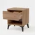 Hanah Home noćni ormarić Vel3-S, 44 cm, hrast