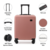 CabinFly Bellanca Ryanair Cabin Suitcase 55x40x20 cm Rose Gold