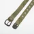 Pas DIME Studded Belt Army Green S/M