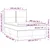 Vidaxl Box spring postelja z vzmetnico temno rjava 140x200 cm blago