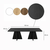 HANAH HOME Set stolova Mushroom Black