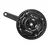 Srednji pogon MTB crni 42/34/24T Wheeltop