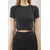 Trendyol Milla Ženska majica Thmss25Bz00004, Crna