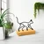 Atelier Del Sofa Dekorativna figura Meow, 17x8x17 cm, Crna