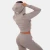 GymBeam Ženski duks TRN Zip-Up Grey