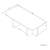 Hanah Home Klub sto Becaj, 120x41.4x60 cm, Boje oraha