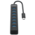 Orico TWC3-7A USB-C hub, 7 vhodov, USB 3.0, 0,15 m, črn (TWC3-7A-BK-EP)