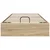 Vidaxl Ottomanska postelja Sonoma hrast 203 x 90 x 25 cm