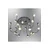 Opviq luster Aster 2843-24-24, LED 65 W, sivi