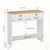 Hanah Home komoda Modera, 90 cm, hrast Sapphire / bela