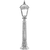 Opviq Spoljna lampa BSU-68185-BKR-M1-B, 100 cm, Podna, IP65, E27, 60W, Braon
