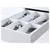 METOD / MAXIMERA Pod.orm.3front/2dnj/1srd/1vis.fiok, bela/Ringhult bela, 40x60 cm