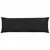 Jastučići za sofu 2 pcs Crna 120 x 40 cm tkanina