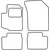 Textile car mats Suzuki Swift 2010-2017