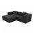 Atelier del Sofa Ugaona garnitura Mora XL 230x69x180cm Antracit