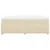 Vidaxl Box spring postelja z vzmetnico krem 120x200 cm blago