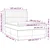 Vidaxl Box spring postelja z vzmetnico moder 140x190 cm blago