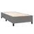 shumee Box spring postelja z vzmetnico temno siva 100x200 cm blago