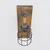 Opviq Stona lampa E27 Socket, Crno-Srebrna