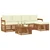 Set vanjskih sofa s jastukom 6 pcs Prirodna i krem