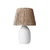 Opviq Stona lampa E27 Socket, Belo-Hrast