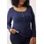 Trendyol Curve Ženska bluza Tbbaw26Af00008, Tamnoplava