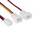 Adapter 3-pinski na 2x 3-pinski Akyga AK-CA-52, razdelilnik ventilatorja, 15 cm