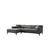 Atelier del Sofa Ugaona garnitura New Petra, L ugao, 250x69x145 cm, Zelena