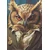 Key Largo Majica Owl mornarska/umbra/črna/bela
