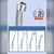 INF 2-Pack Universal No-Drilling Shower Head Holder - 360° Rotatable Bracket Black, (5000158287)