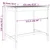 Vidaxl Vrtna miza medeno rjava 121x82,5x110 cm trdna borovina