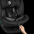 LIONELO otroški avtosedež BASTIAAN (0-36kg, I-SIZE), črn