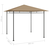 vidaXL Paviljon 3x3x2,7 m taupe 180 g/m2