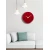 Wallity Zidni sat 35Sivmet, 35x35 cm, Crveni