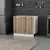 Hanah Home kuhinjski element Minar 4147, 90 cm, beli / dore