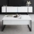 Hanah Home Luxe Sto za dnevnu sobu, Belo-Crna