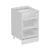 Hanah Home kuhinjski element Minar 7988, 50 cm, beli / antracit