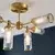 Endon 92213 - Luster na stalku 6xG9/3W/230V mesing