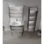 HANAH HOME Kupatilski ormarić sa umivaonikom i ogledalom (2 komada) Purus 80 343