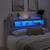 LED uzglavlje boja hrasta 200x18,5x103,5 cm konstruirano drvo