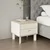 Hanah Home noćni ormarić Valento 20223, 50 cm, Moonstone / travertin