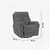 Atelier del Sofa Električna fotelja Comfera Electric, 90 x 100 x 95 cm, Crna