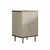 HANAH HOME Noćni stočić Imaj Travertine Gold