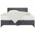 Box Krevet Magic 160/200 cm , sivobraon