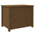 Vidaxl Klubska mizica medeno rjava 71x49x55 cm trdna borovina